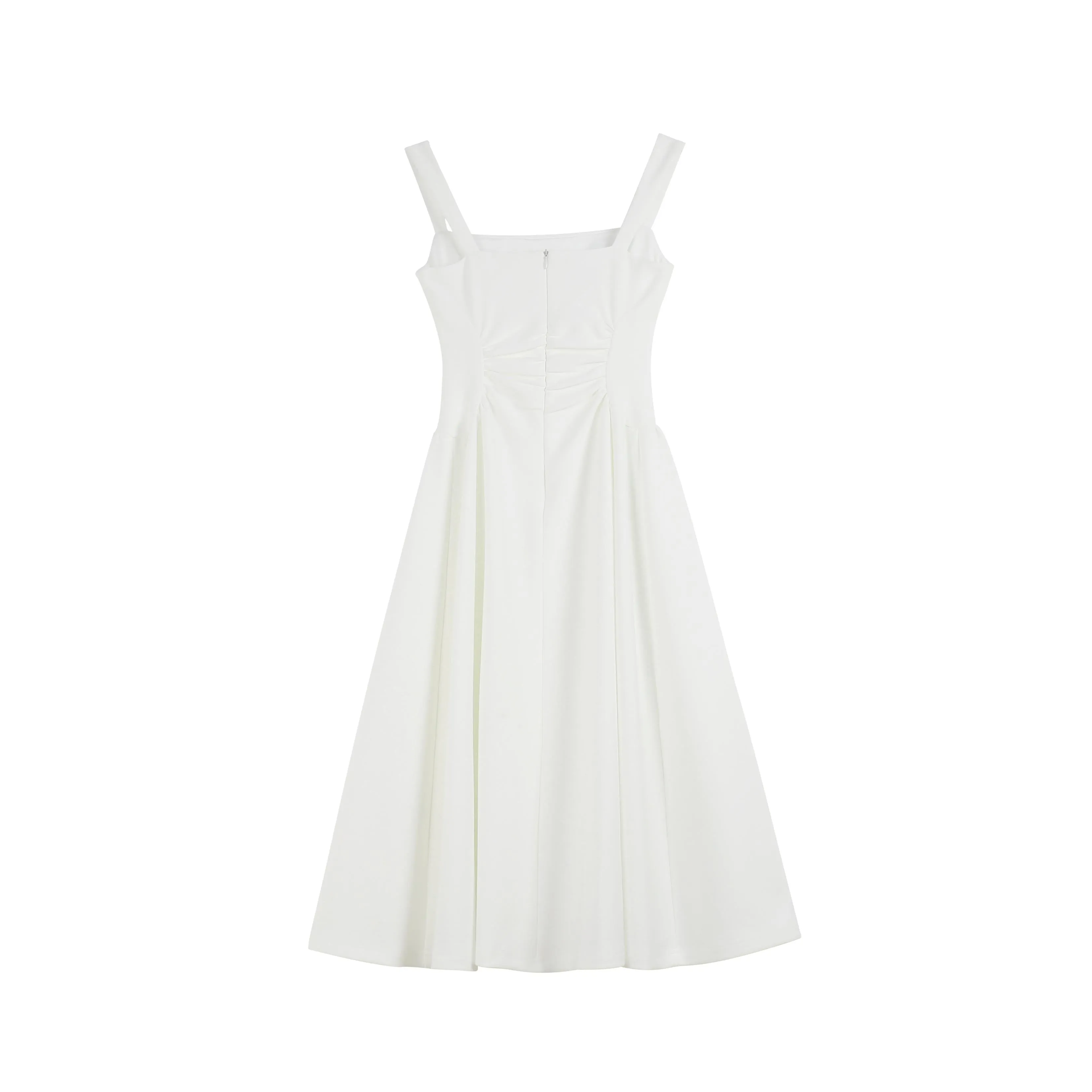 Trendy Poplin Dress with a Flattering Waist