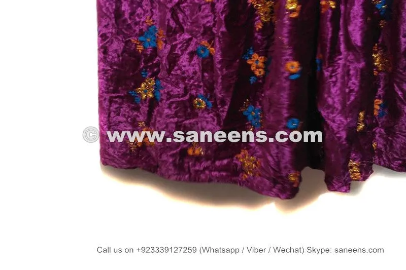 Tribal Ethnic Violet Pashtun Frock