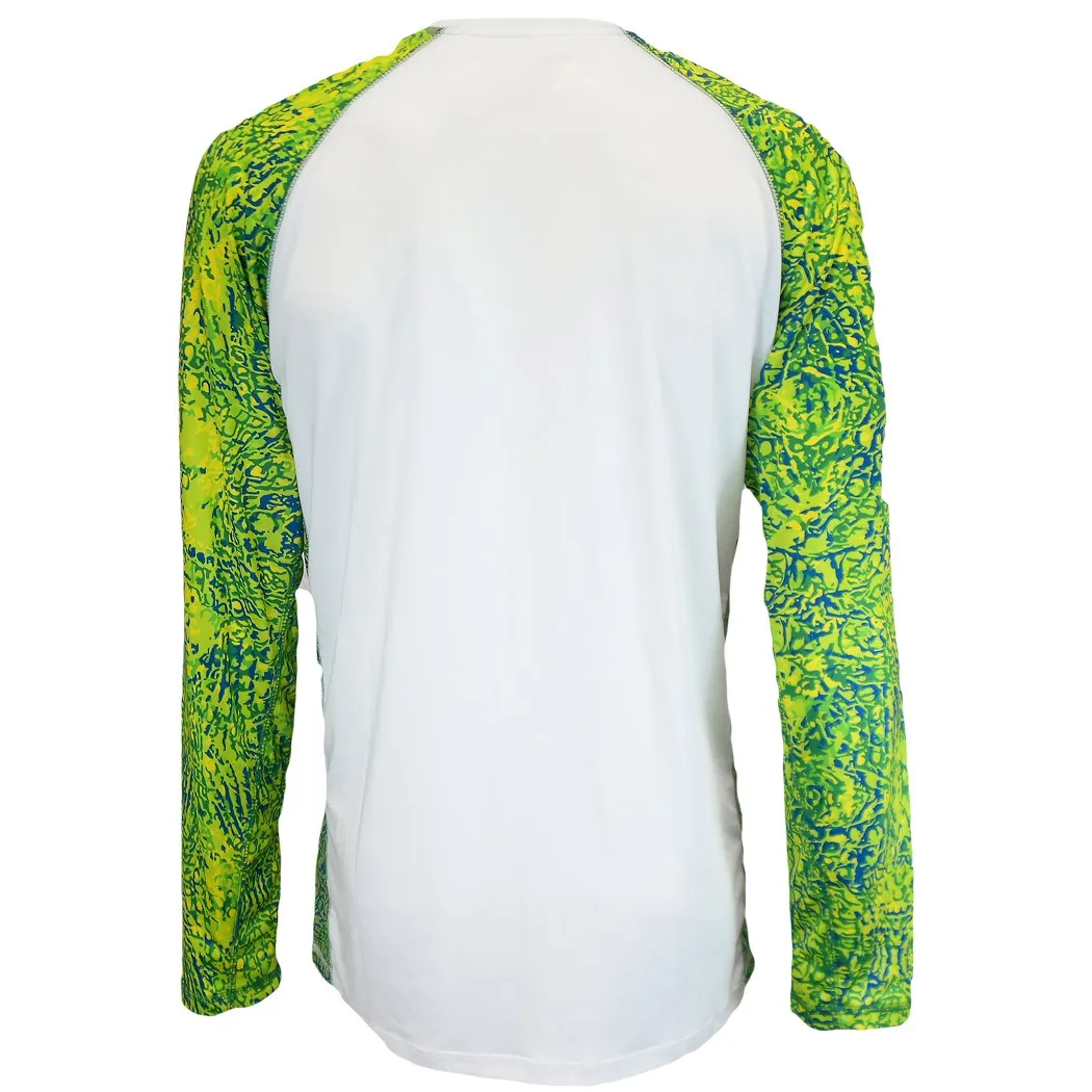 UB Mahi White Body Performance Fishing Shirt