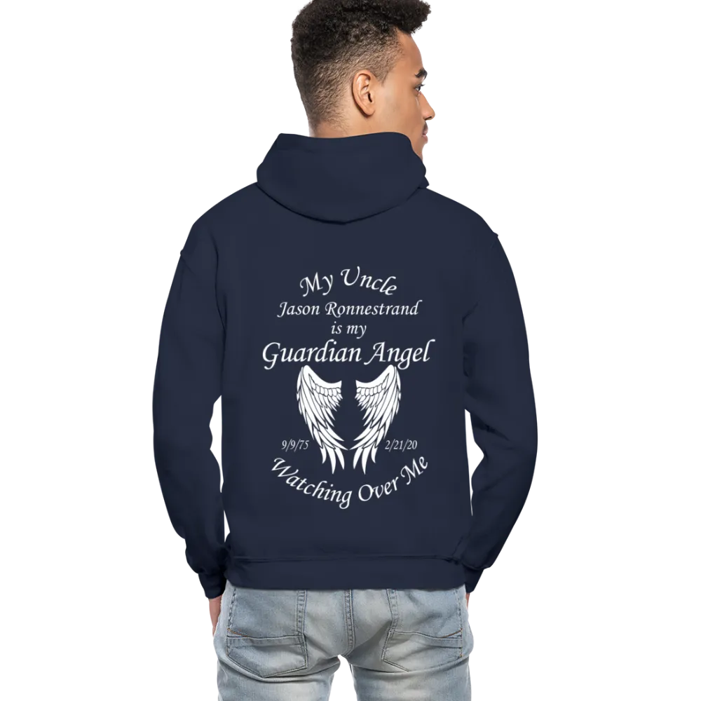 Uncle, Jason Ronnestrand 9/9/75 to 2/21/20 Gildan Heavy Blend Adult Hoodie