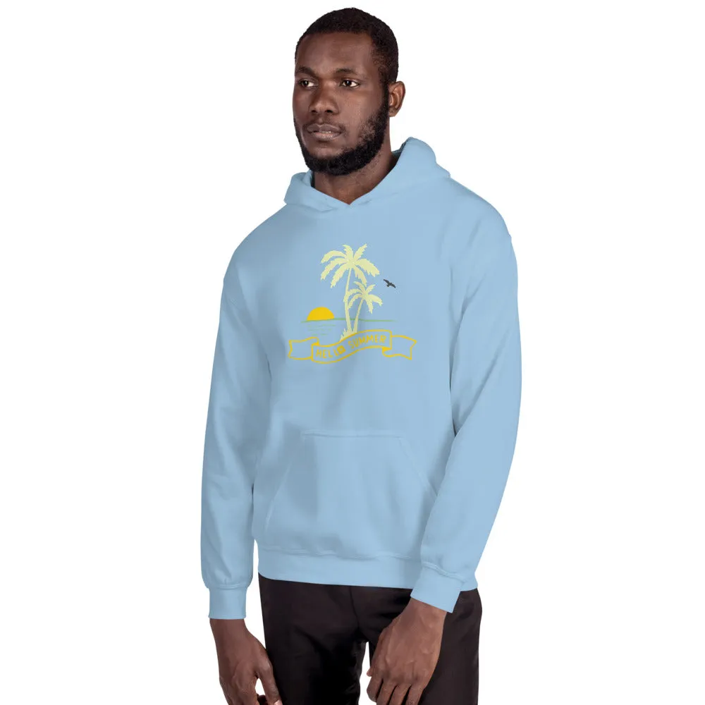 Unisex Hooded Sweatshirt - Hello Summer:
