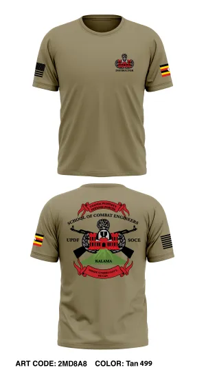 UPDF SCHOOL OF COMBAT ENGINEERS Store 1 Core Men's SS Performance Tee - 2MD8A8