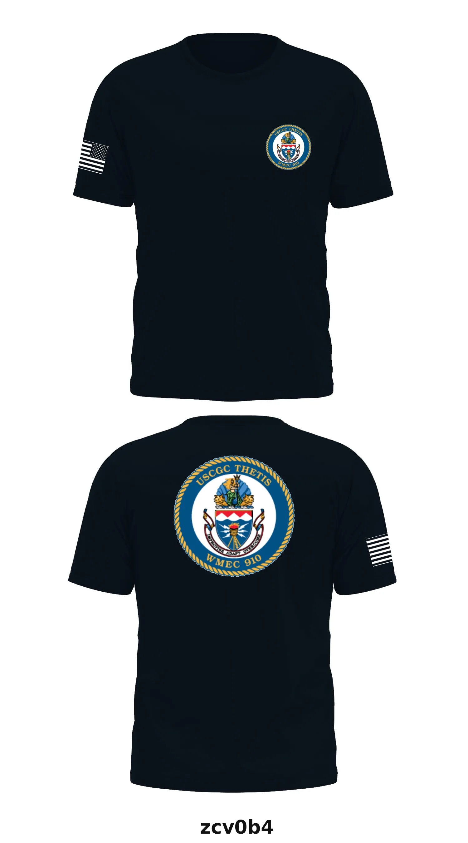 USCGC THETIS Store 1 Core Men's SS Performance Tee - zcv0b4