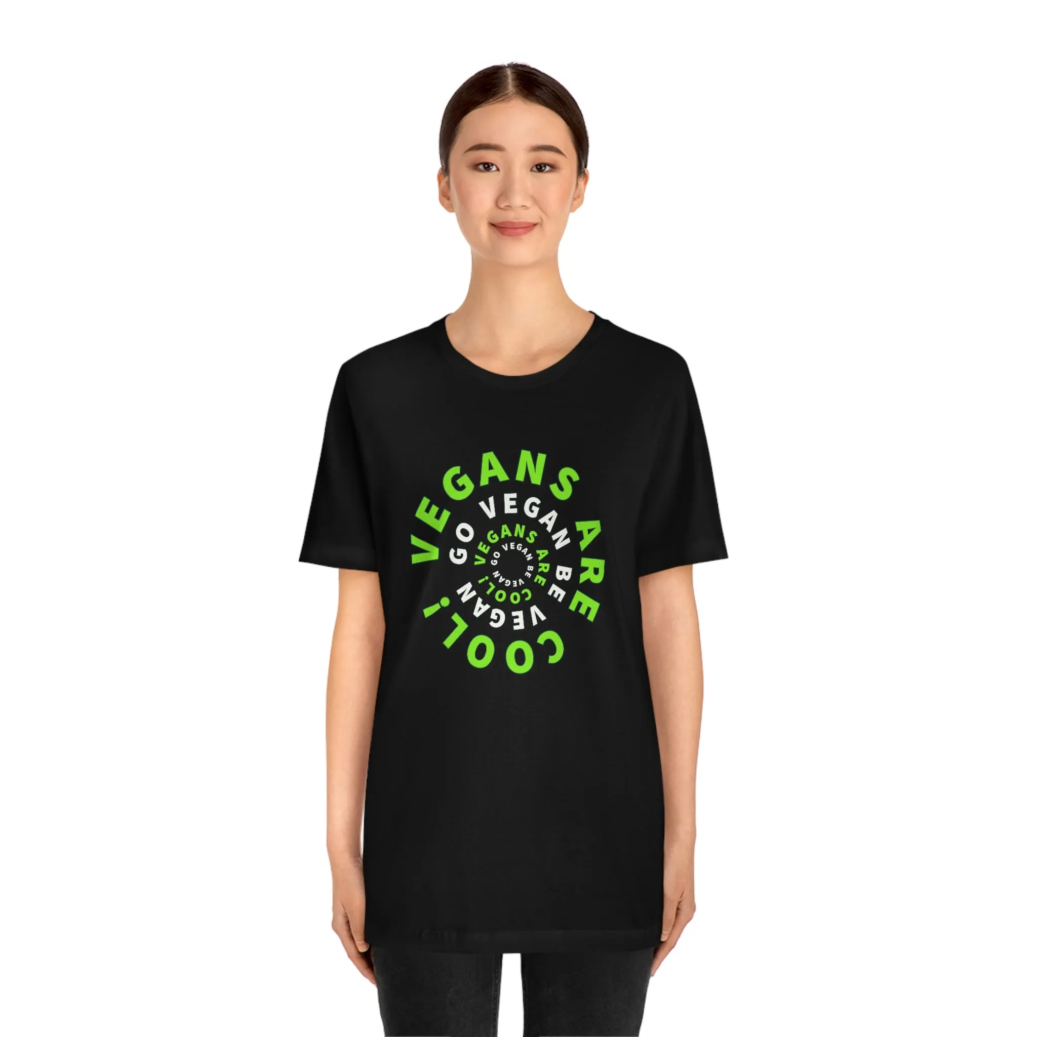 Vegans Are Cool! Go Vegan Be Vegan Short Sleeve Tee