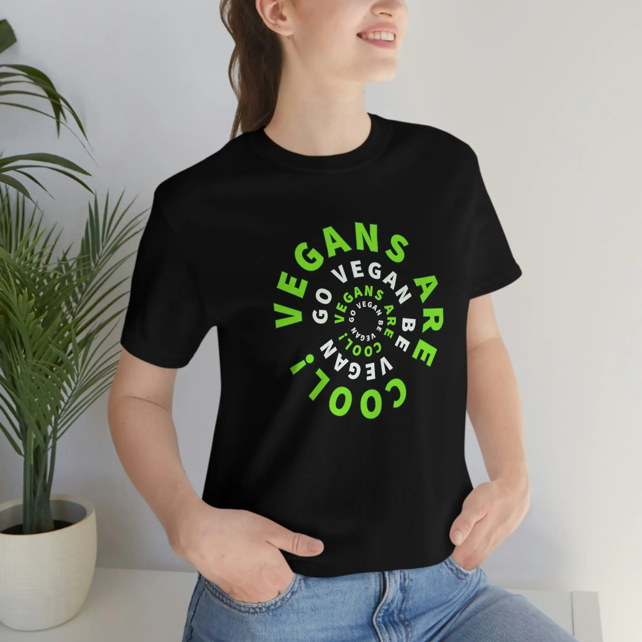Vegans Are Cool! Go Vegan Be Vegan Short Sleeve Tee