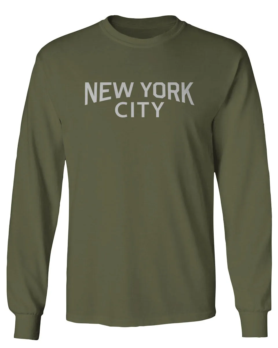 VICES AND VIRTUESS Cool Lennon Hipster Vintage Graphic New York City NYC Printed mens Long sleeve t shirt