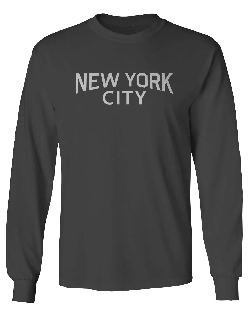VICES AND VIRTUESS Cool Lennon Hipster Vintage Graphic New York City NYC Printed mens Long sleeve t shirt