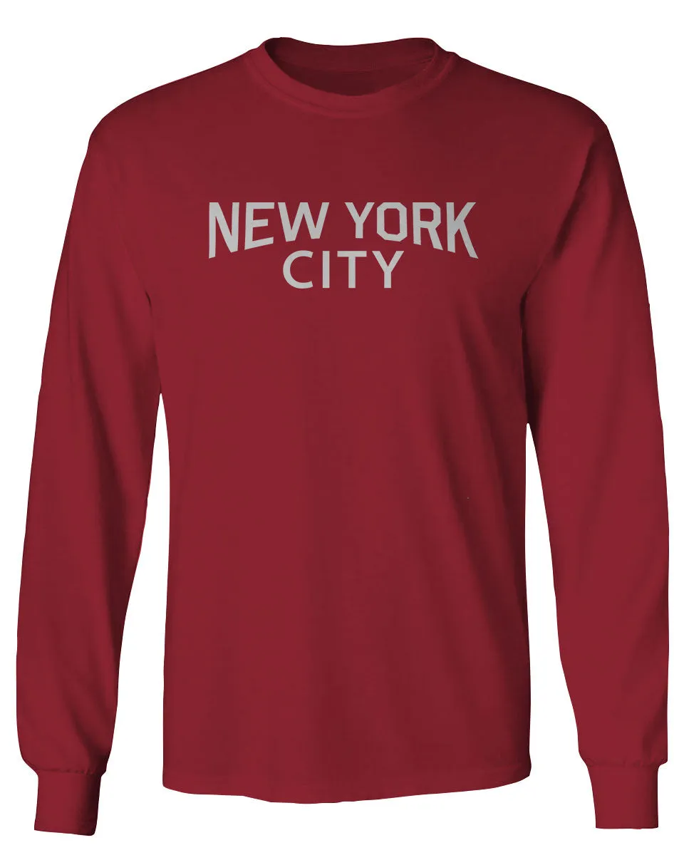 VICES AND VIRTUESS Cool Lennon Hipster Vintage Graphic New York City NYC Printed mens Long sleeve t shirt