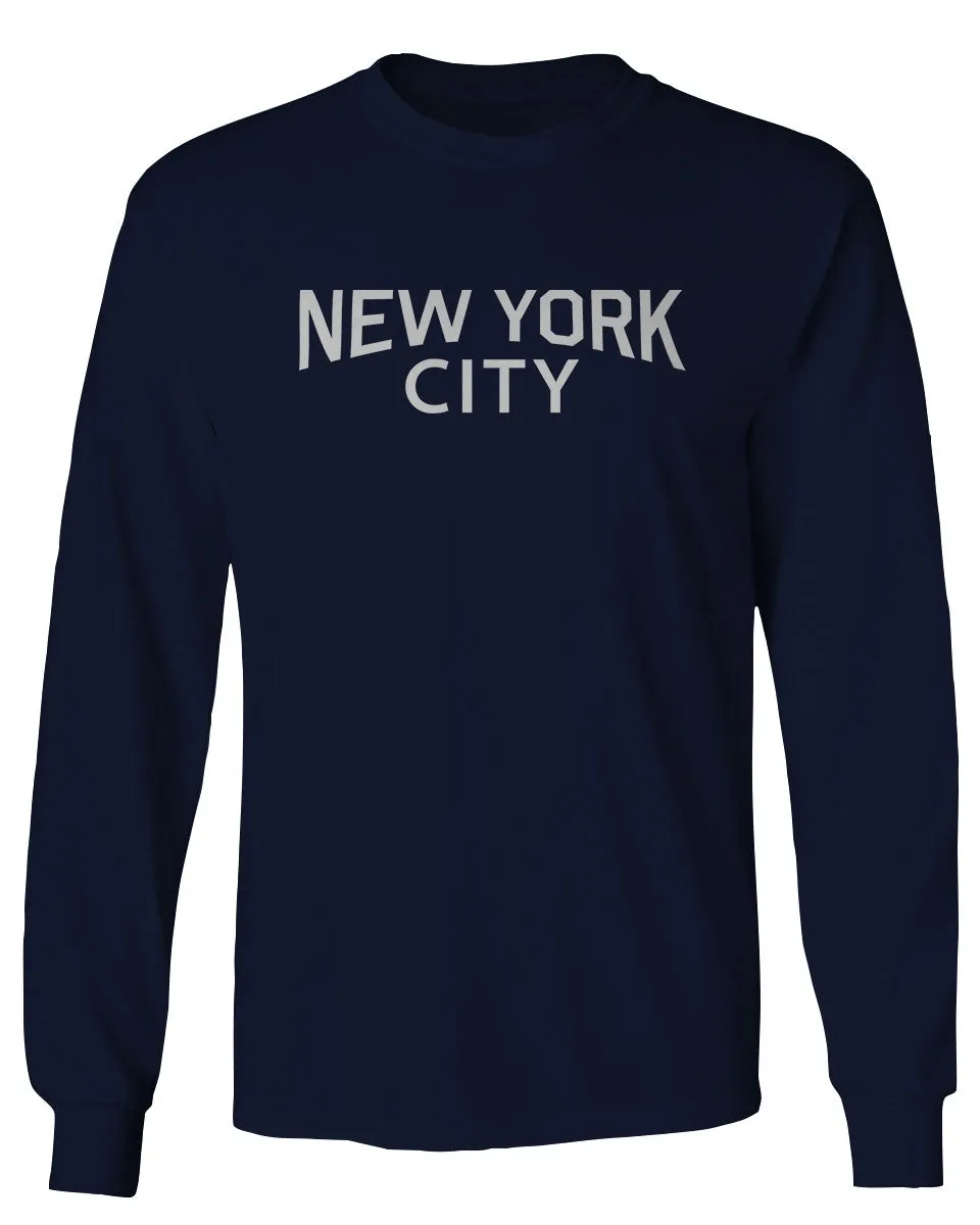 VICES AND VIRTUESS Cool Lennon Hipster Vintage Graphic New York City NYC Printed mens Long sleeve t shirt