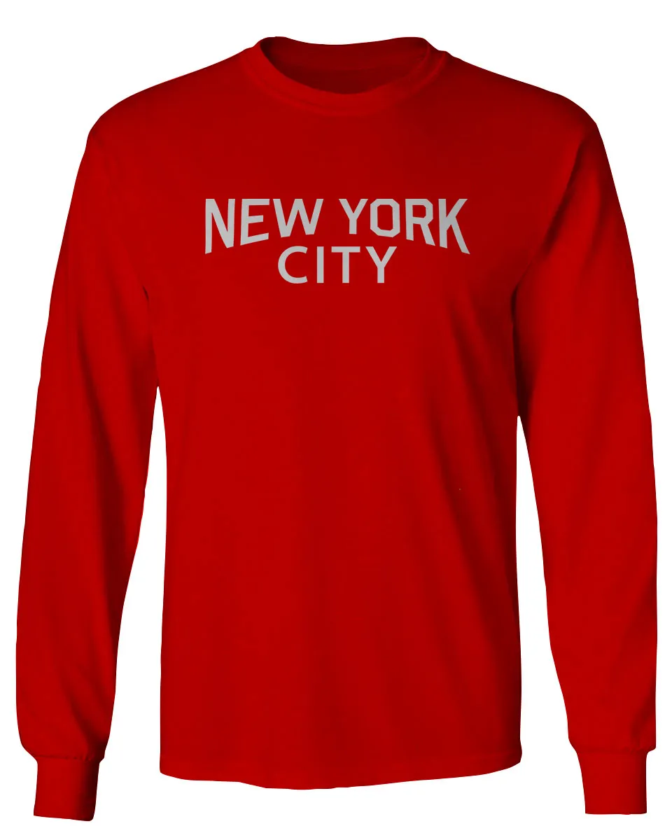 VICES AND VIRTUESS Cool Lennon Hipster Vintage Graphic New York City NYC Printed mens Long sleeve t shirt