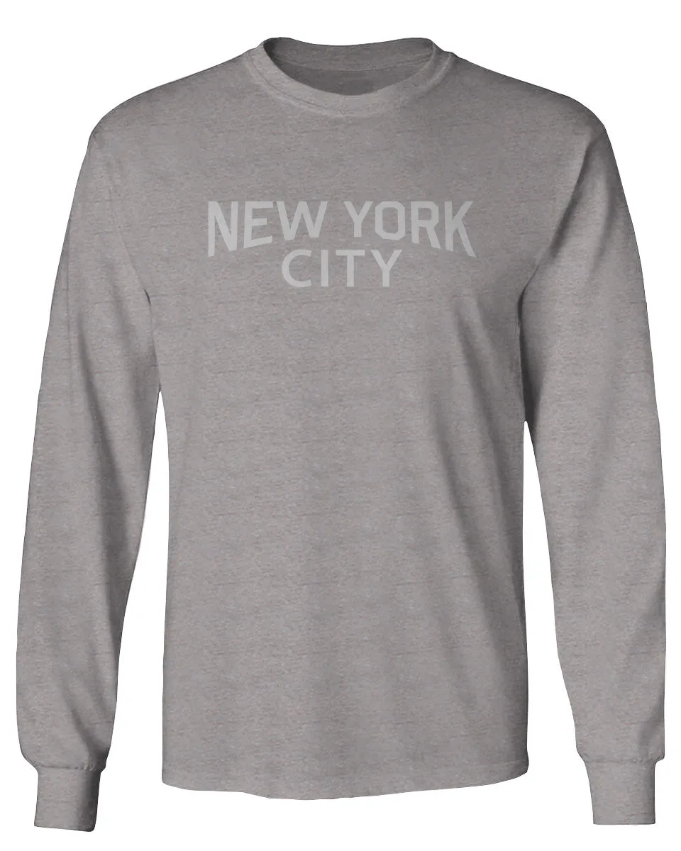VICES AND VIRTUESS Cool Lennon Hipster Vintage Graphic New York City NYC Printed mens Long sleeve t shirt