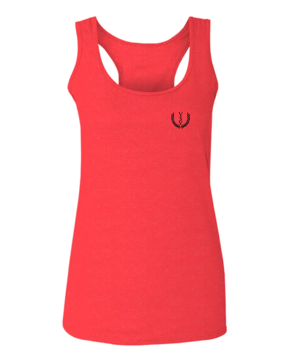 VICES AND VIRTUESS Cool Small Logo Seal Good Vibe  women's Tank Top sleeveless Racerback