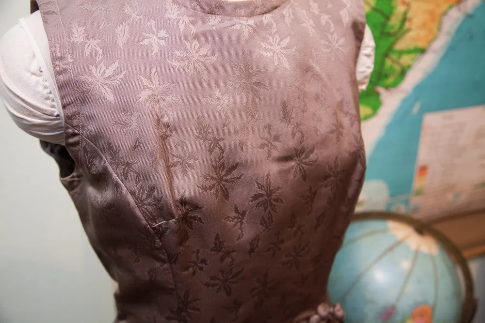 Vintage 60s Asian Inspired Two-Piece Dress // Size 6 - 8