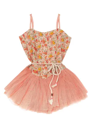 Vintage ballerina - Winter Garden/Peach