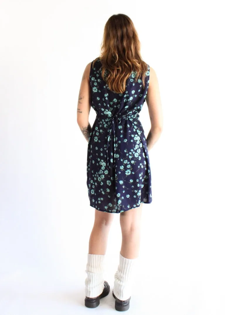Vintage Floral Dress D0508