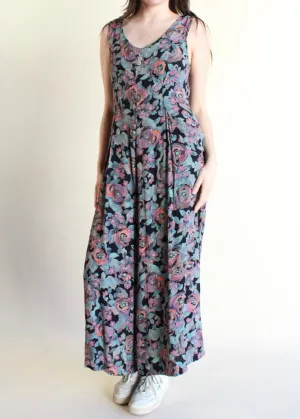 Vintage Floral Jumpsuit D0386
