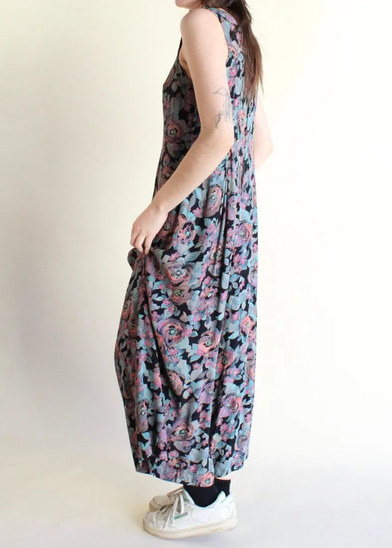 Vintage Floral Jumpsuit D0386