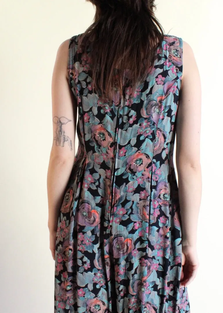 Vintage Floral Jumpsuit D0386