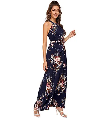 Vintage Floral Maxi Dress