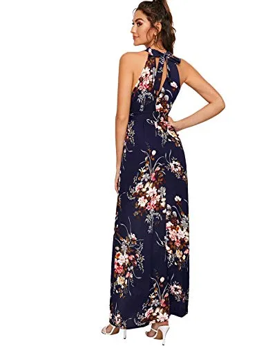 Vintage Floral Maxi Dress