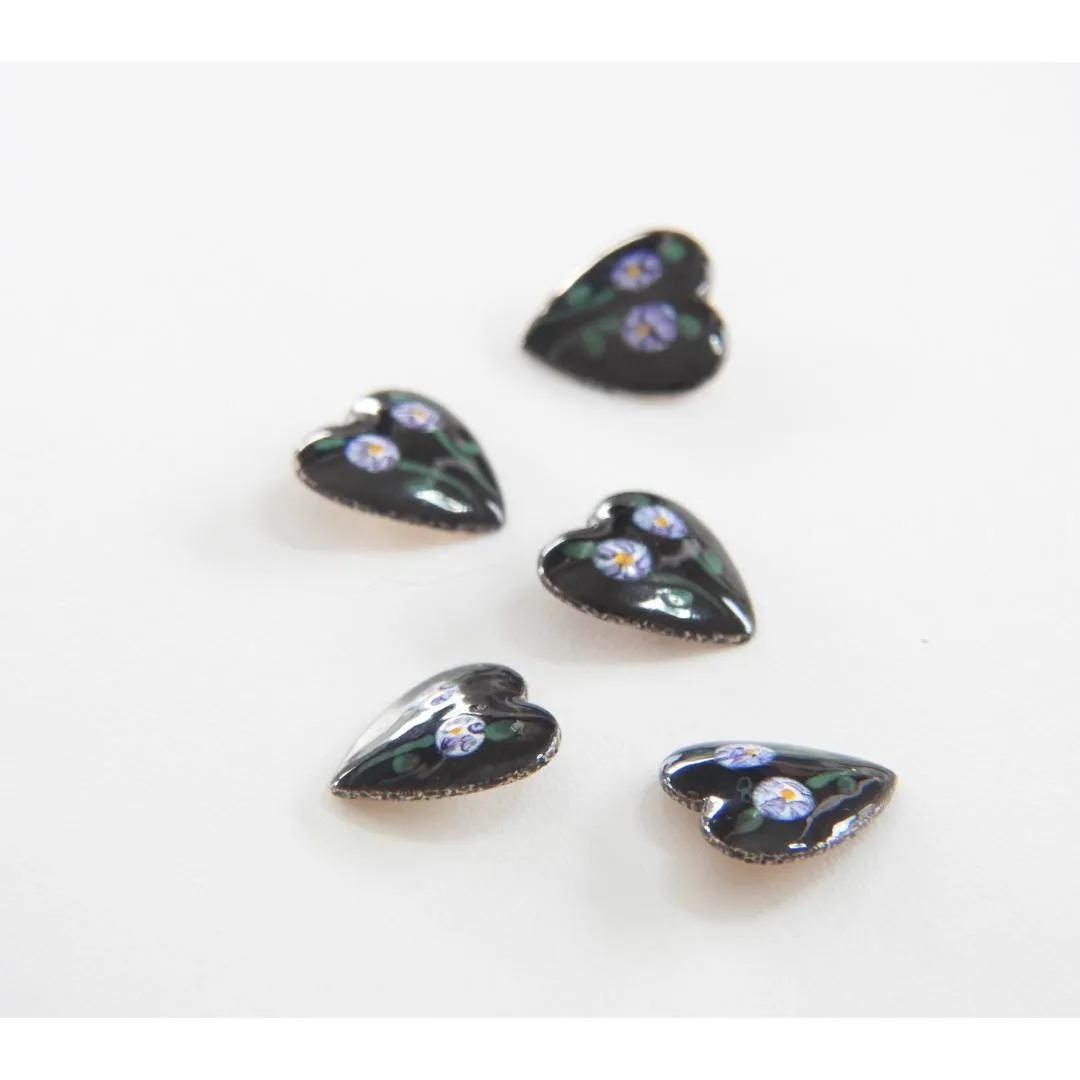 Vintage Heart-Shaped Buttons