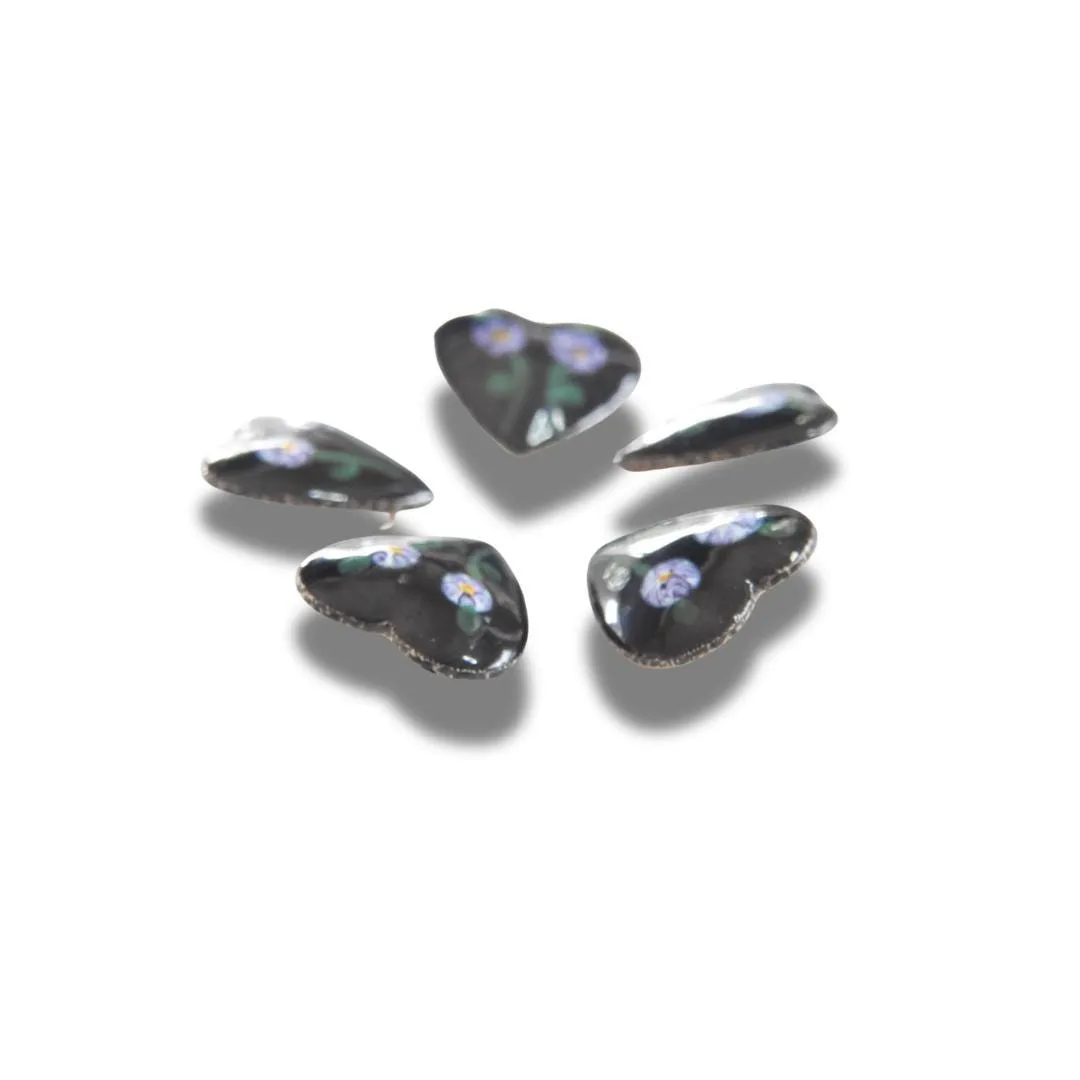 Vintage Heart-Shaped Buttons