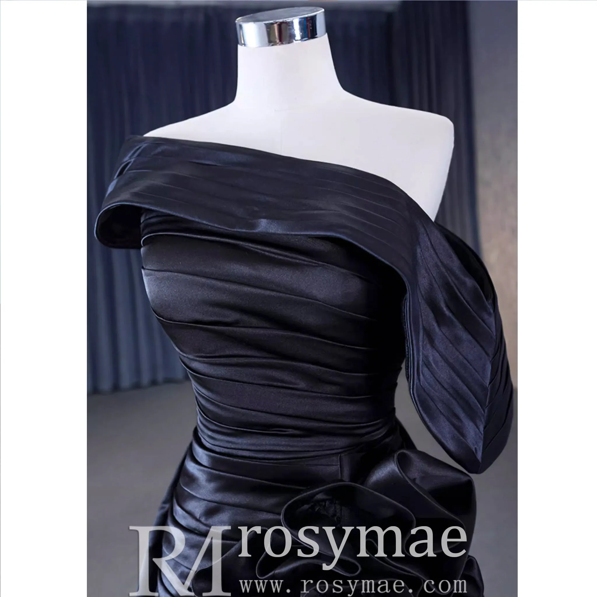 Vintage Mermaid Pageant Dress Ruffled Formal Evening Dresses with Overskirt