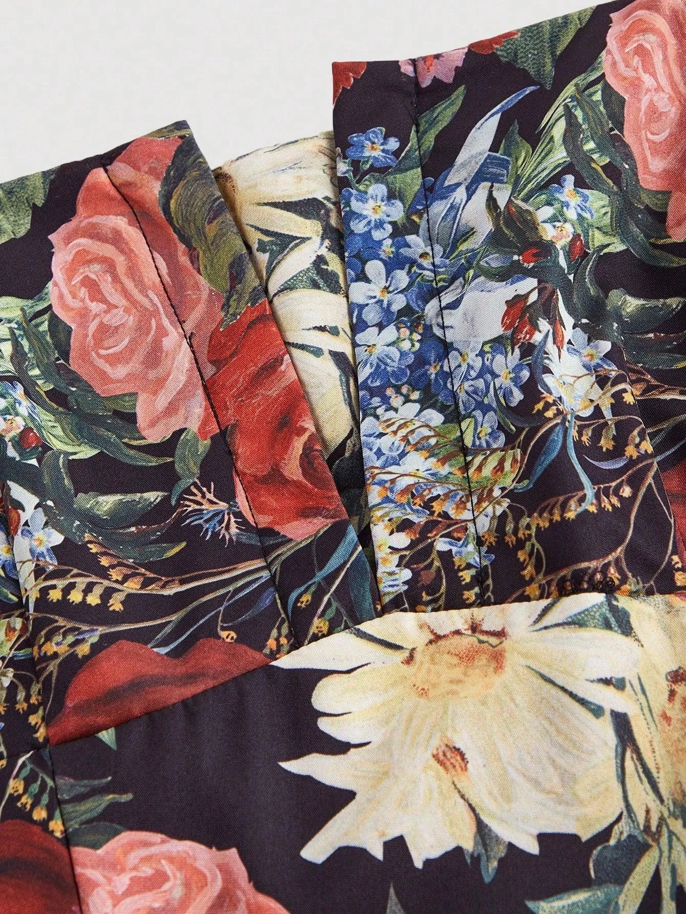 Vintage Palace Style Print Women Dress