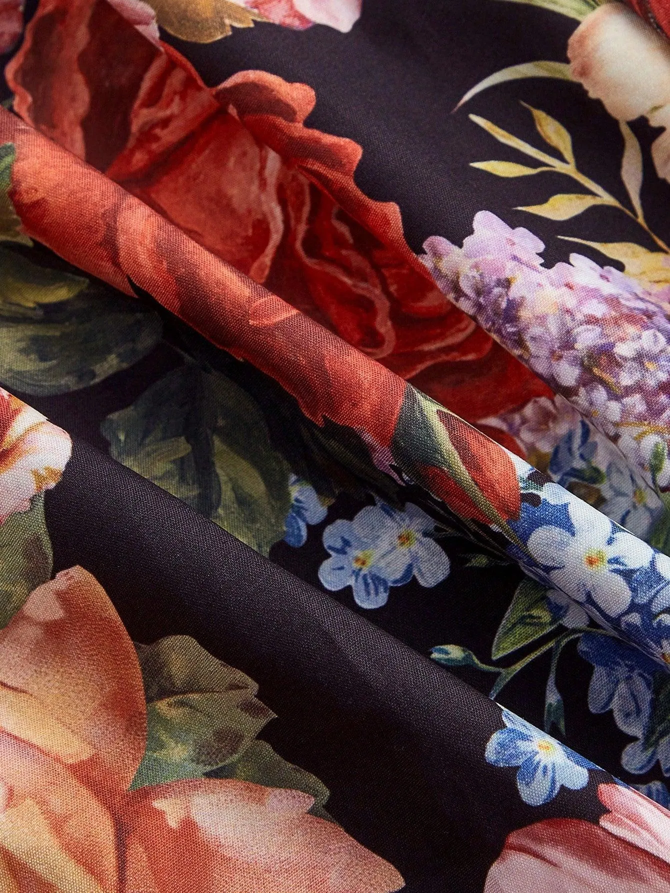 Vintage Palace Style Print Women Dress
