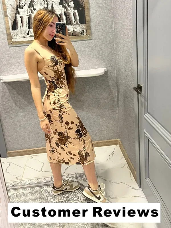 Vintage Party Long Dress Print Maxi Dresses Elegant Beach Style