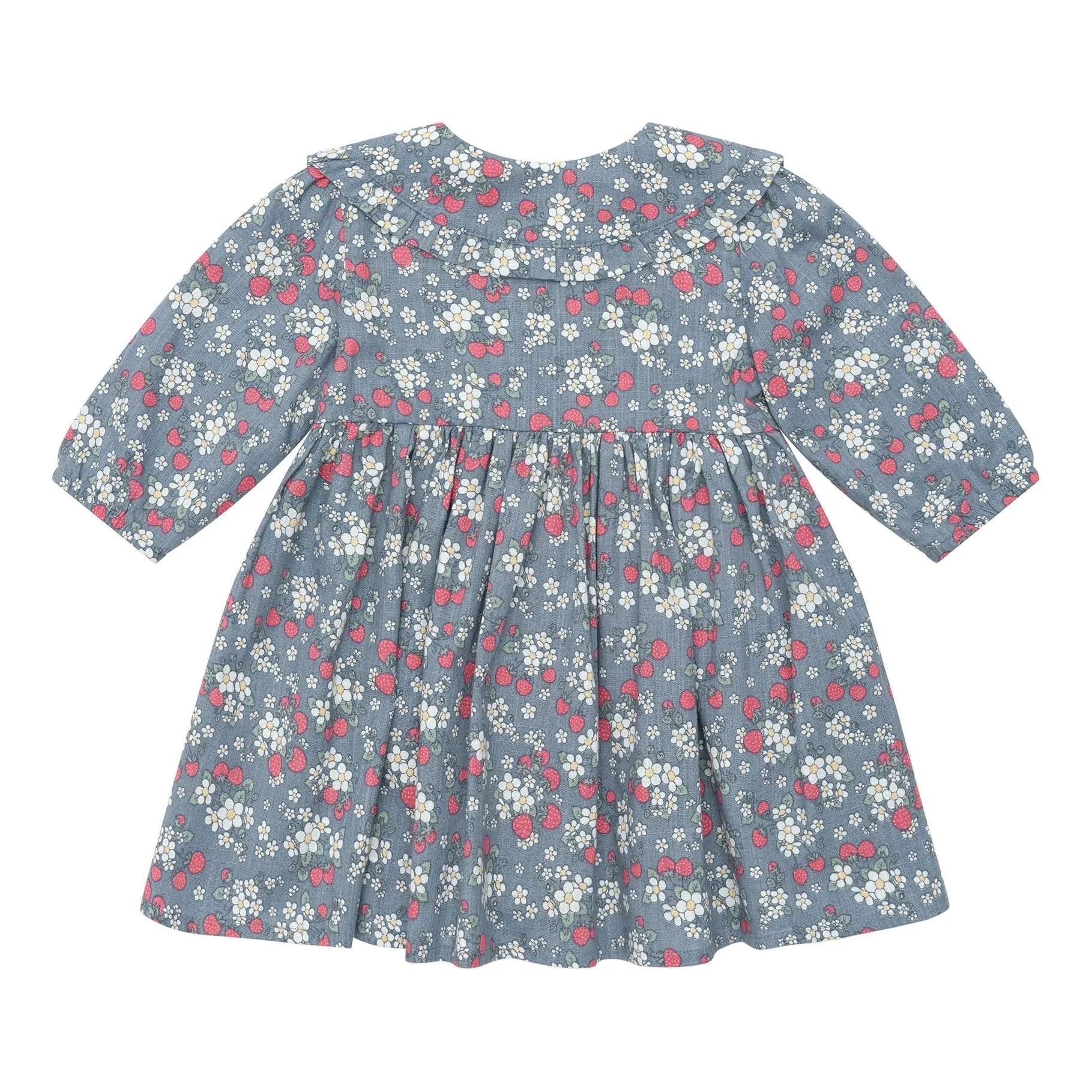 Vintage Strawberry Collar Dress