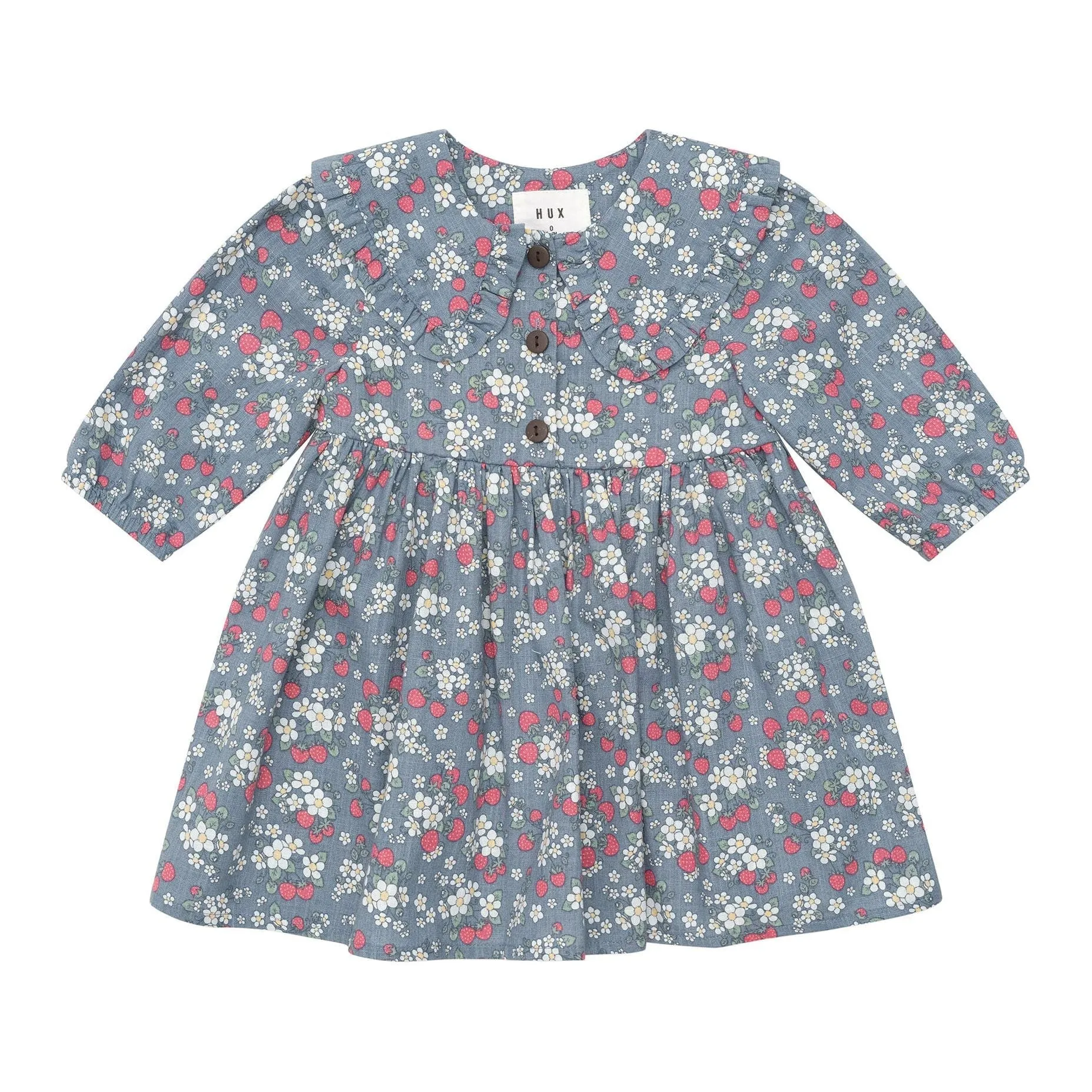 Vintage Strawberry Collar Dress
