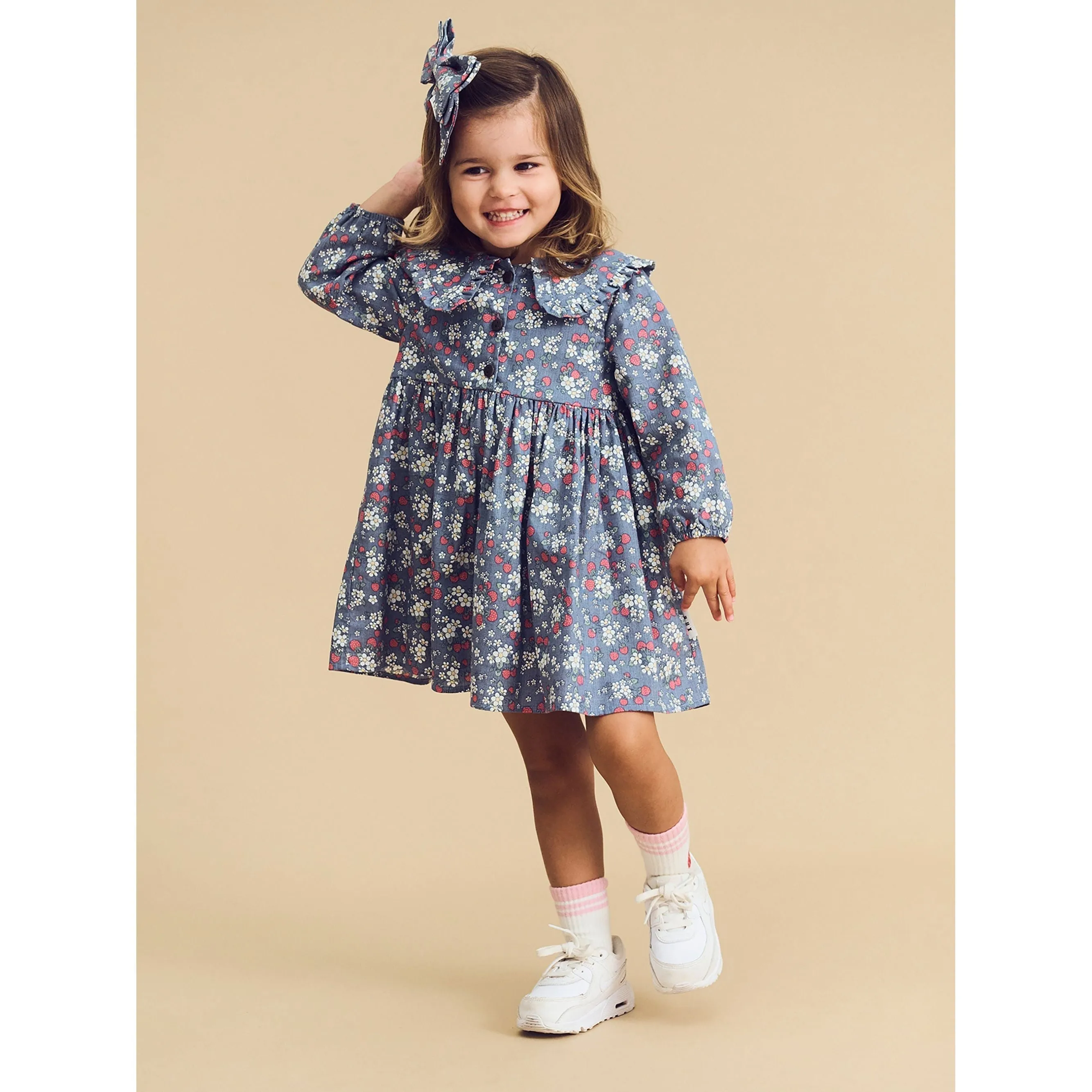 Vintage Strawberry Collar Dress