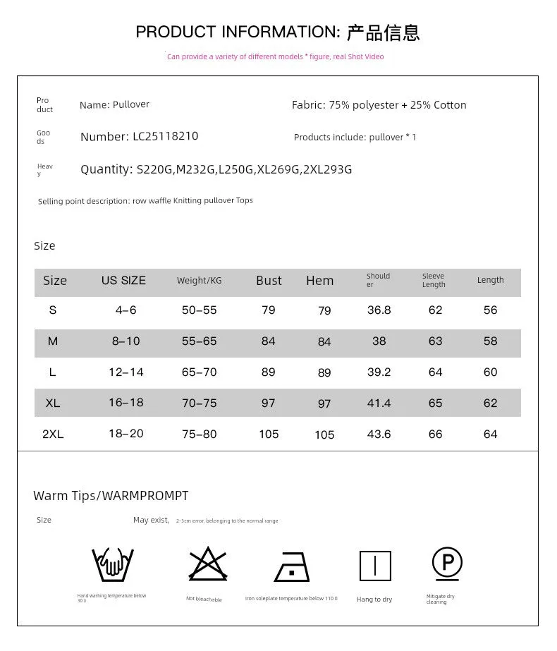 Waffle Thin Long Sleeve Shirt Slim Tops for Layering