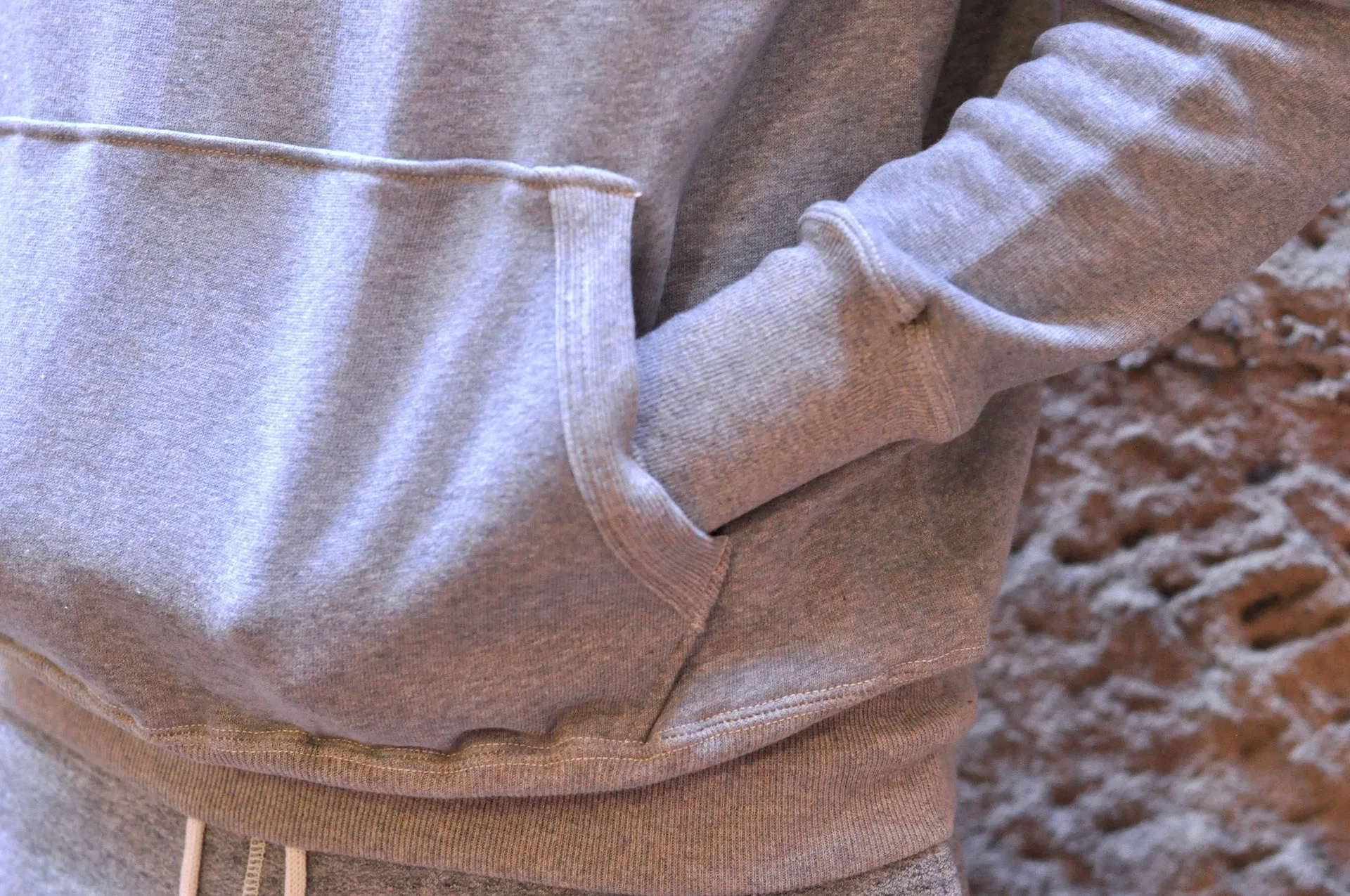 Warehouse Lot.450 10oz Loopwheeled Pull Over (Heather Grey)