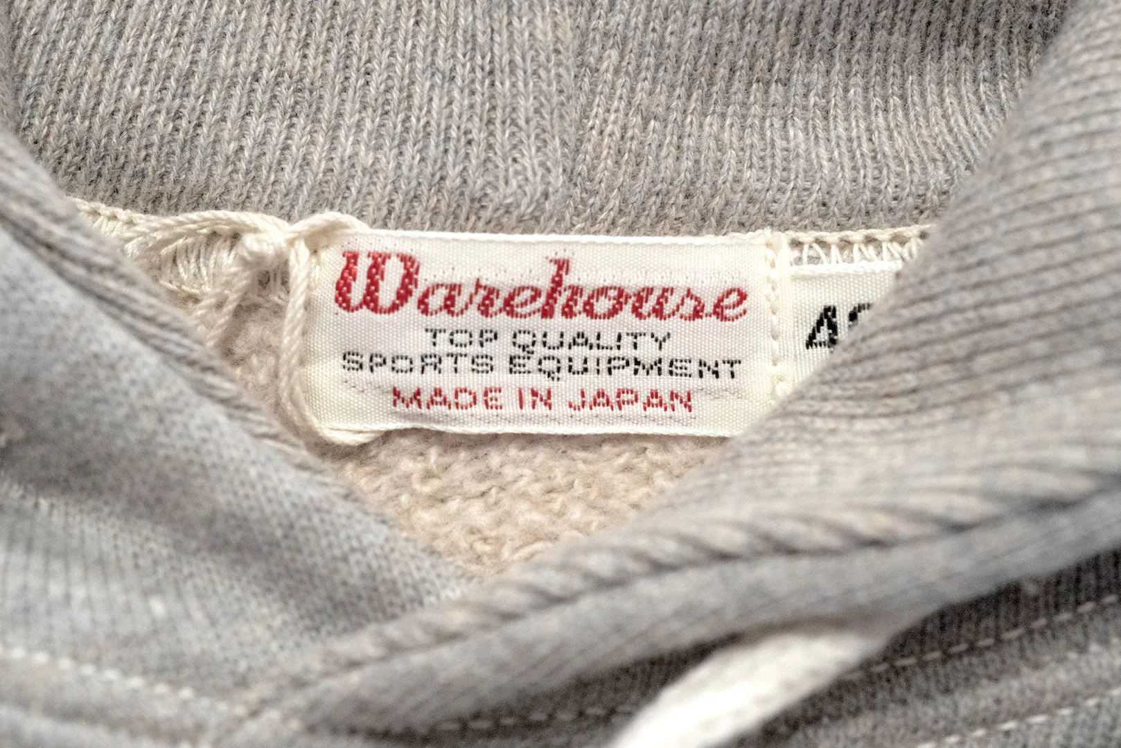 Warehouse Lot.450 10oz Loopwheeled Pull Over (Heather Grey)