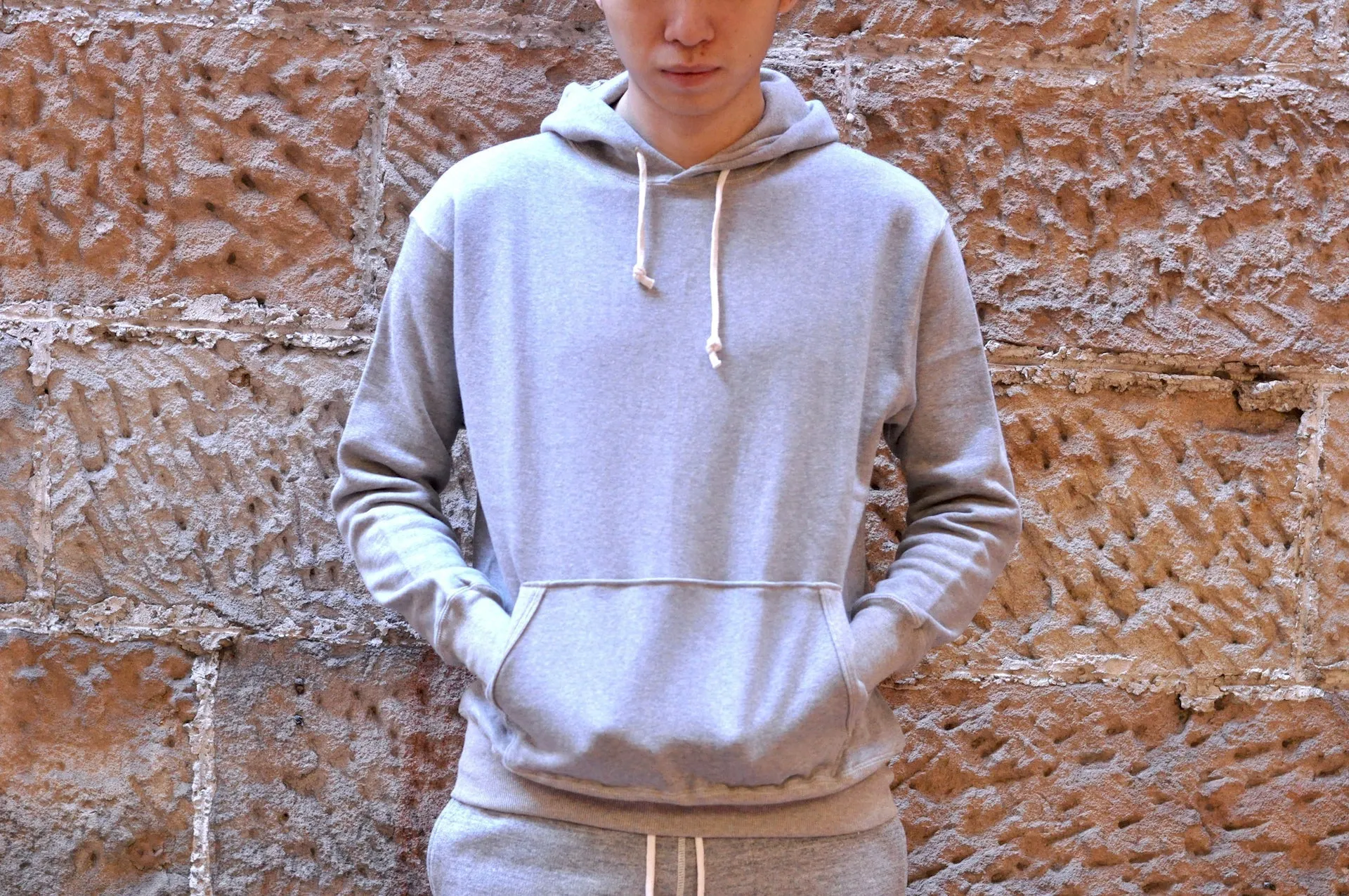 Warehouse Lot.450 10oz Loopwheeled Pull Over (Heather Grey)