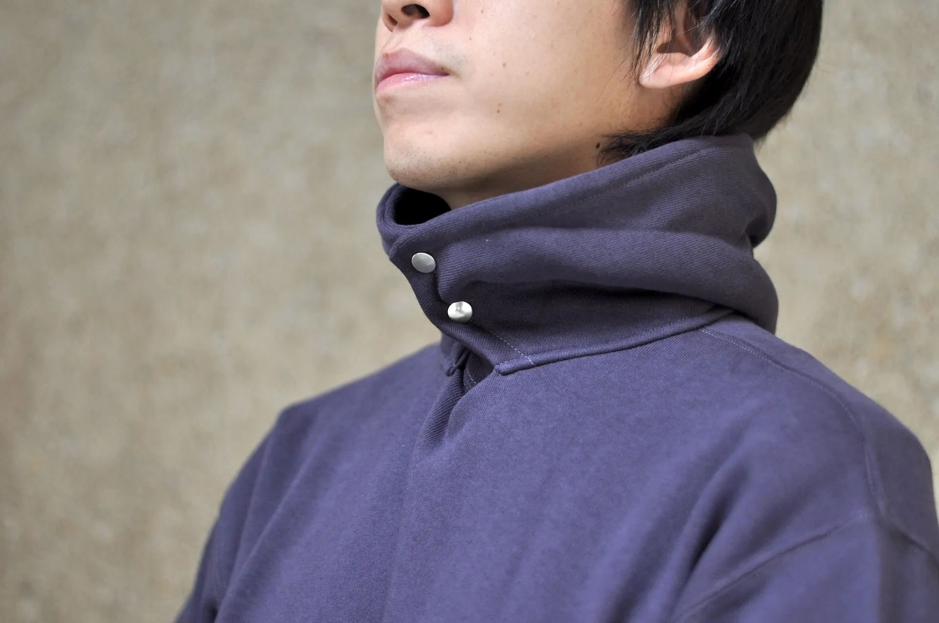Warehouse Lot.469 10oz Loopwheeled "Chin-Snap" Pull Over (Dark Navy)