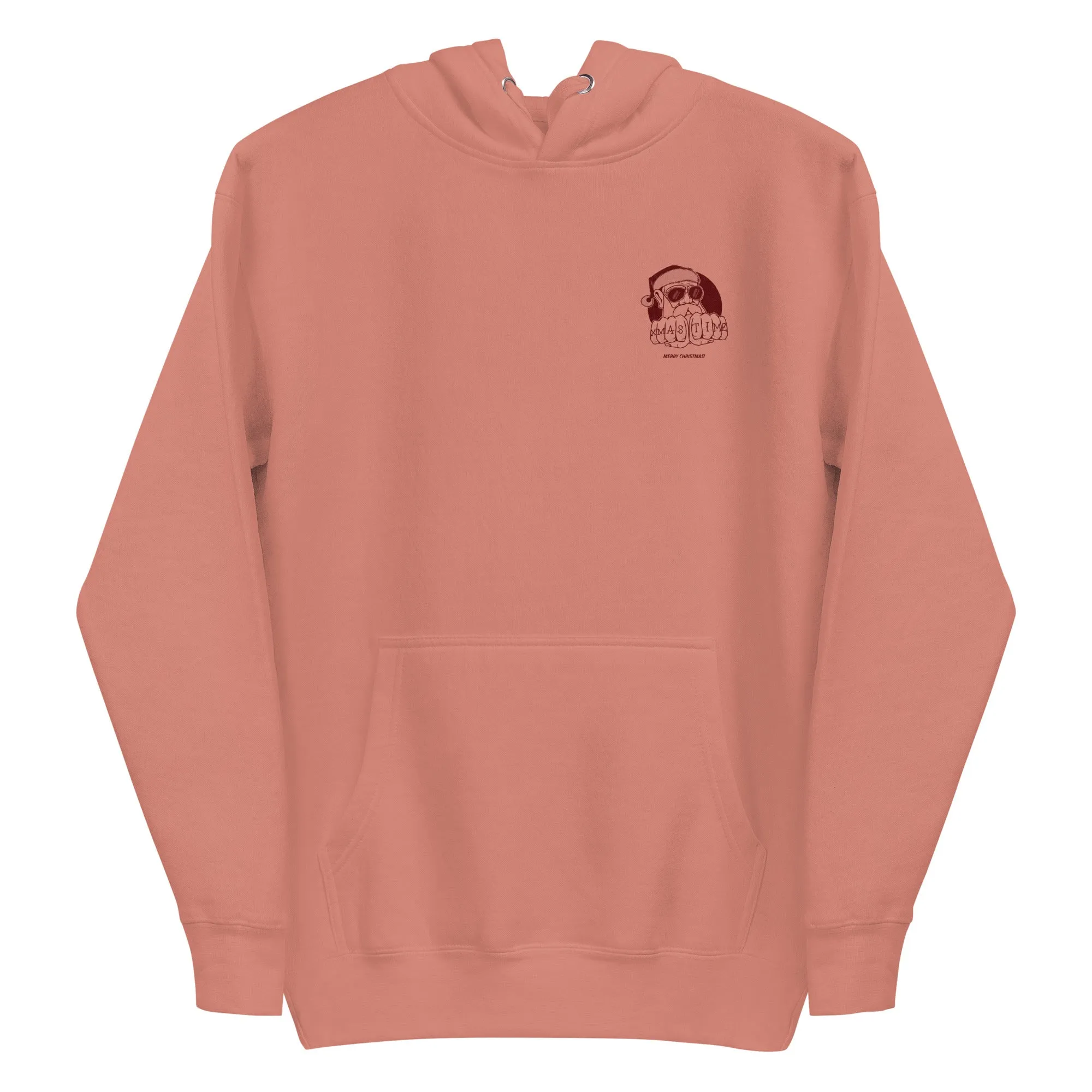 WARM COTTON FACE XMAS HOODIE UNISEX BLENDS