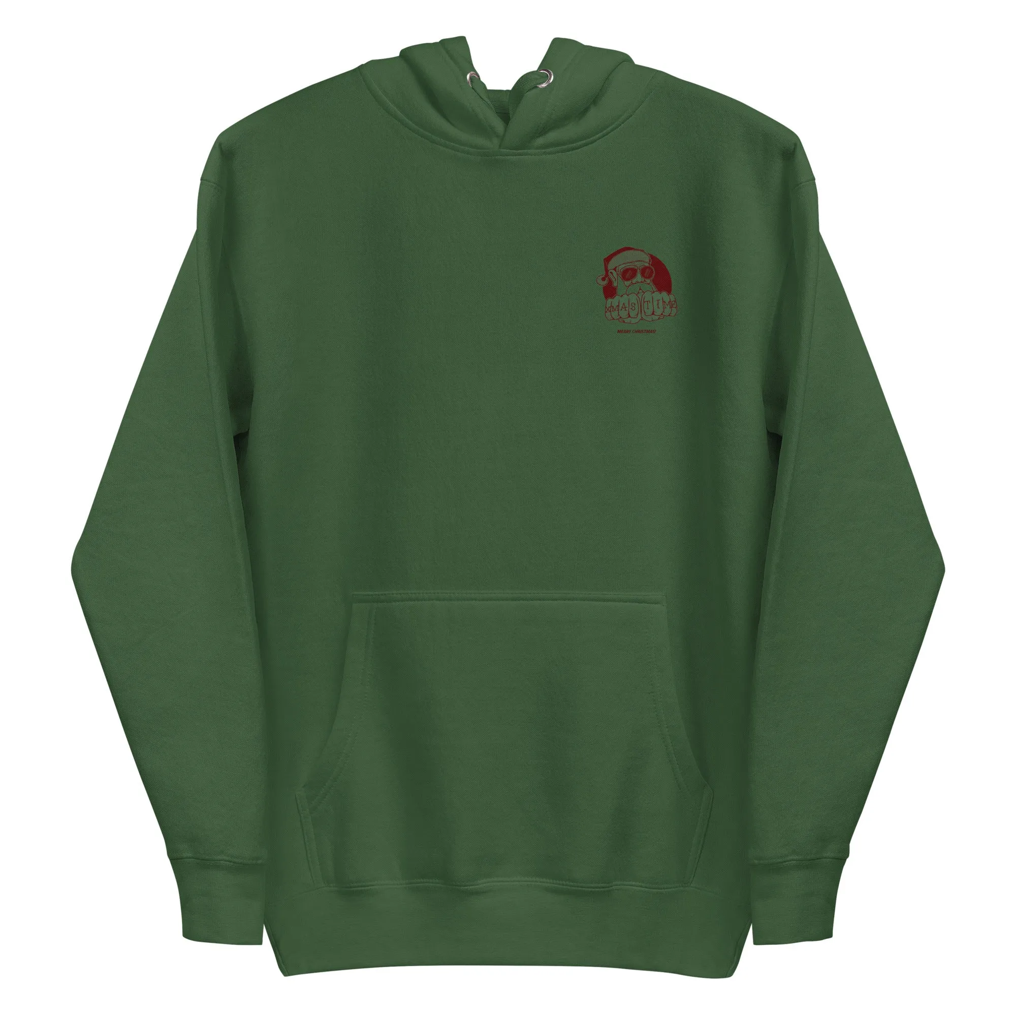 WARM COTTON FACE XMAS HOODIE UNISEX BLENDS
