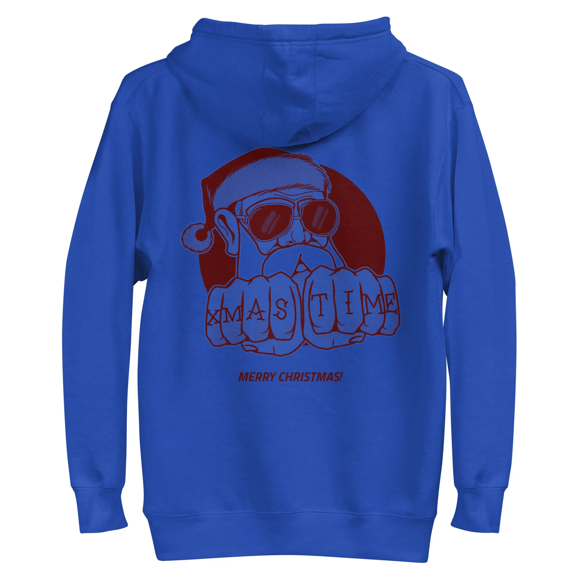 WARM COTTON FACE XMAS HOODIE UNISEX BLENDS
