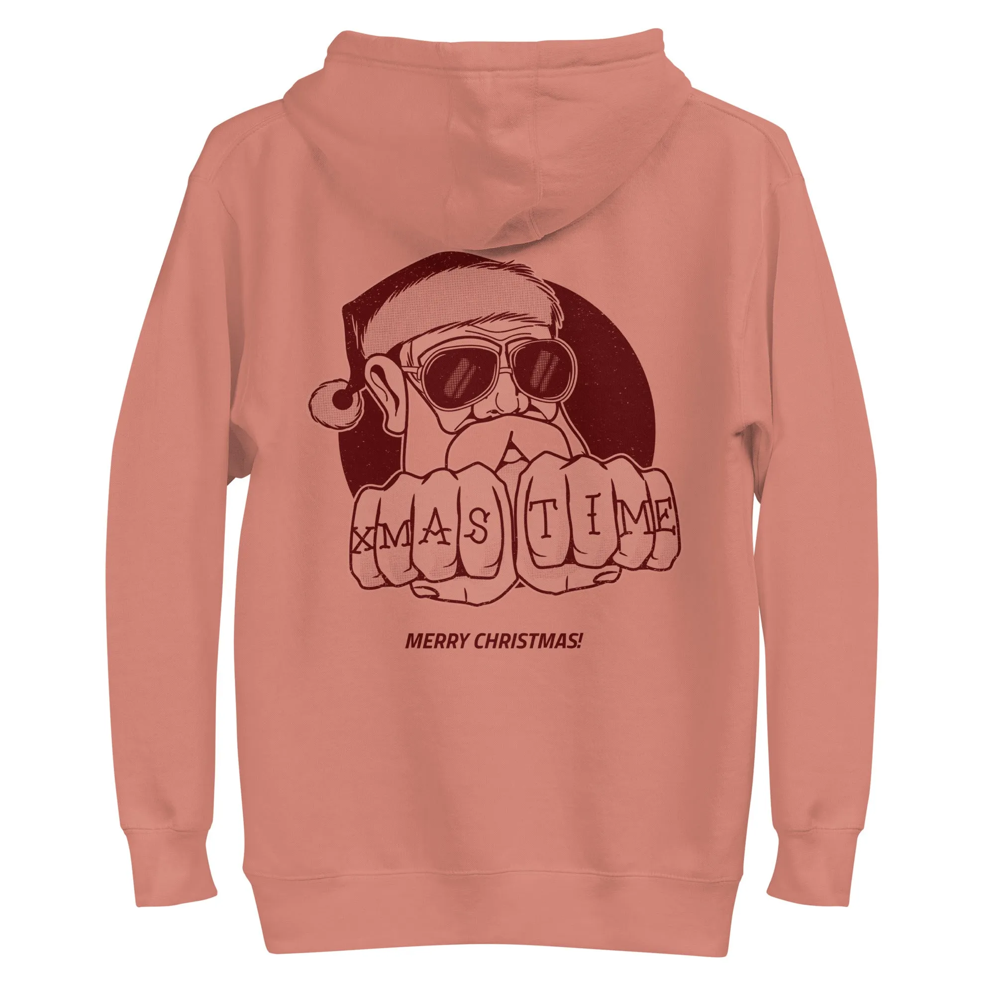 WARM COTTON FACE XMAS HOODIE UNISEX BLENDS