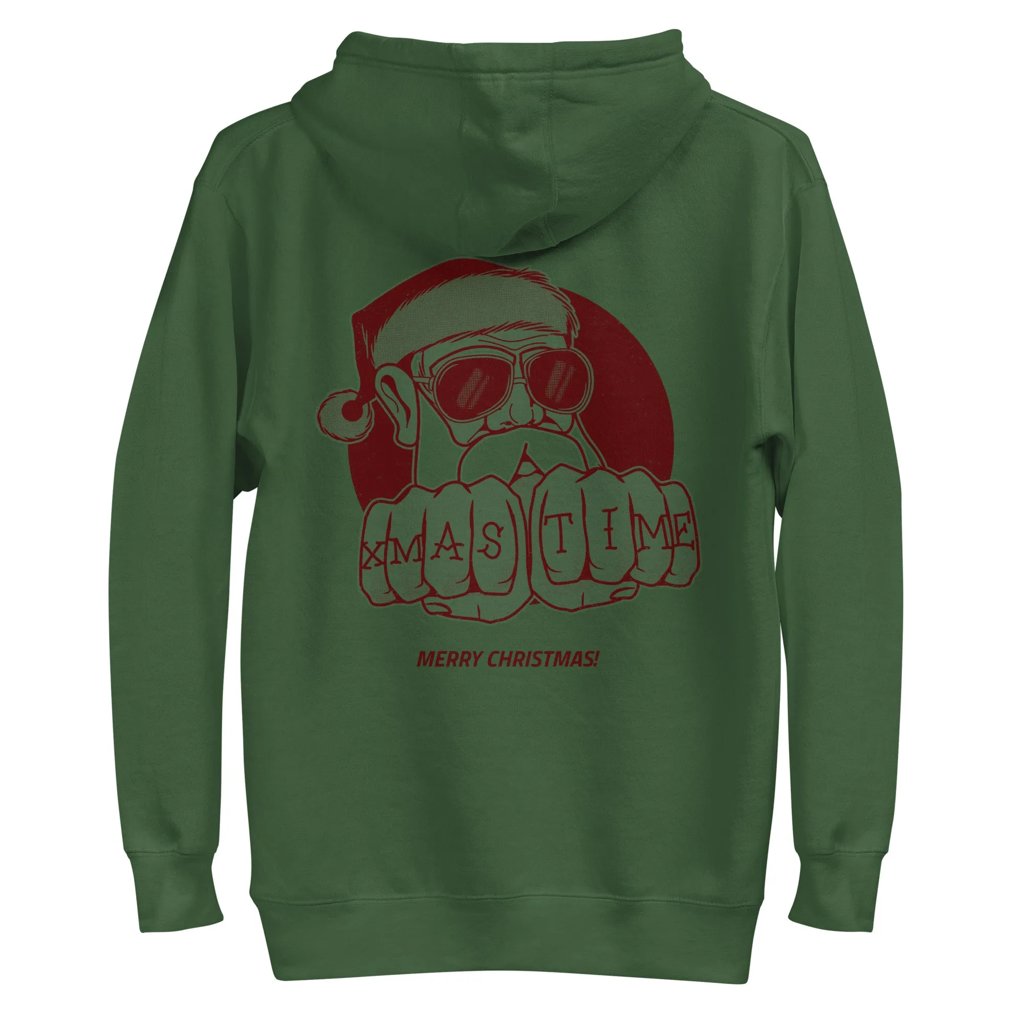 WARM COTTON FACE XMAS HOODIE UNISEX BLENDS