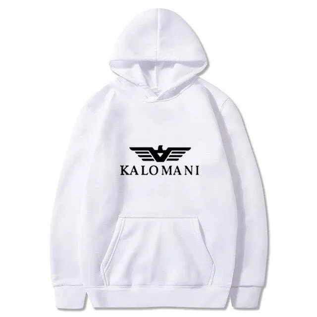 Warm Fleece Hoodies Men