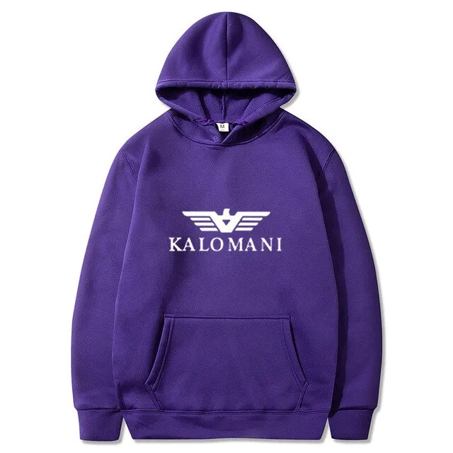 Warm Fleece Hoodies Men