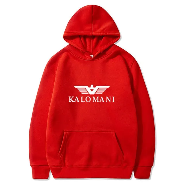 Warm Fleece Hoodies Men