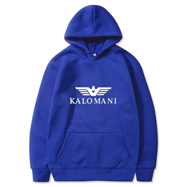 Warm Fleece Hoodies Men