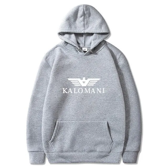 Warm Fleece Hoodies Men