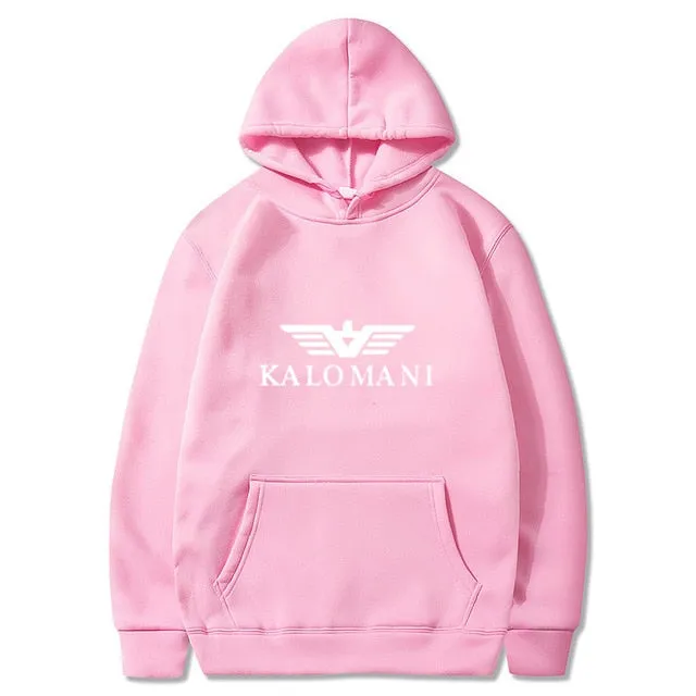 Warm Fleece Hoodies Men