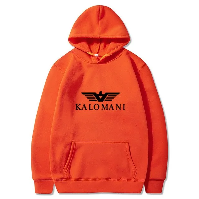 Warm Fleece Hoodies Men